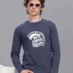 RFS 002 || Navy Melange || 100% Cotton T-Shirt