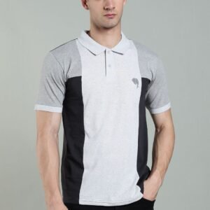 PR3 SS 007|| Charcoal || 100% Cotton Polo T-Shirt