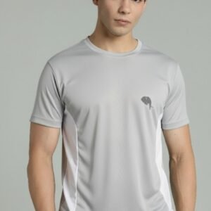 RHSO1A||SILVER GREY|| Round Neck Half Sleeve