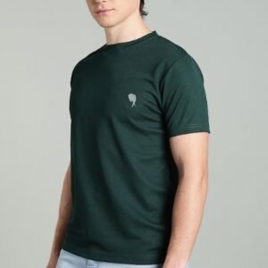 RHSO2|| BOTTLE GREEN|| Round Neck Half Sleeve-CS