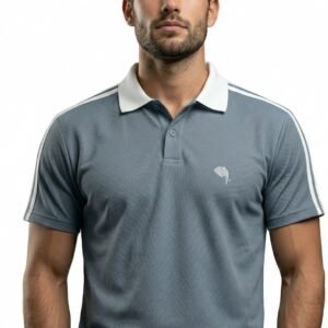 PR3 SS 007-A||BLUE|| 100% Cotton Polo T-Shirt