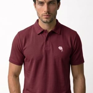 PR3 SS 008-C||MAROON|| 100% Cotton Polo T-Shirt