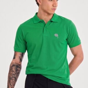 PR3 SS 008-B||GREEN|| 100% Cotton Polo T-Shirt