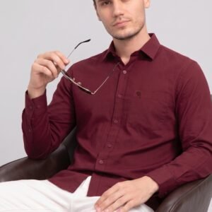 LS005 ||MAROON|| Full Sleeve Shirts || 100% Cotton