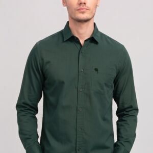 LS005 ||OLIVE|| Full Sleeve Shirts || 100% Cotton