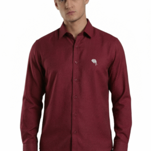 TS001 ||MAROON|| Full Sleeve Shirts || 100% Cotton